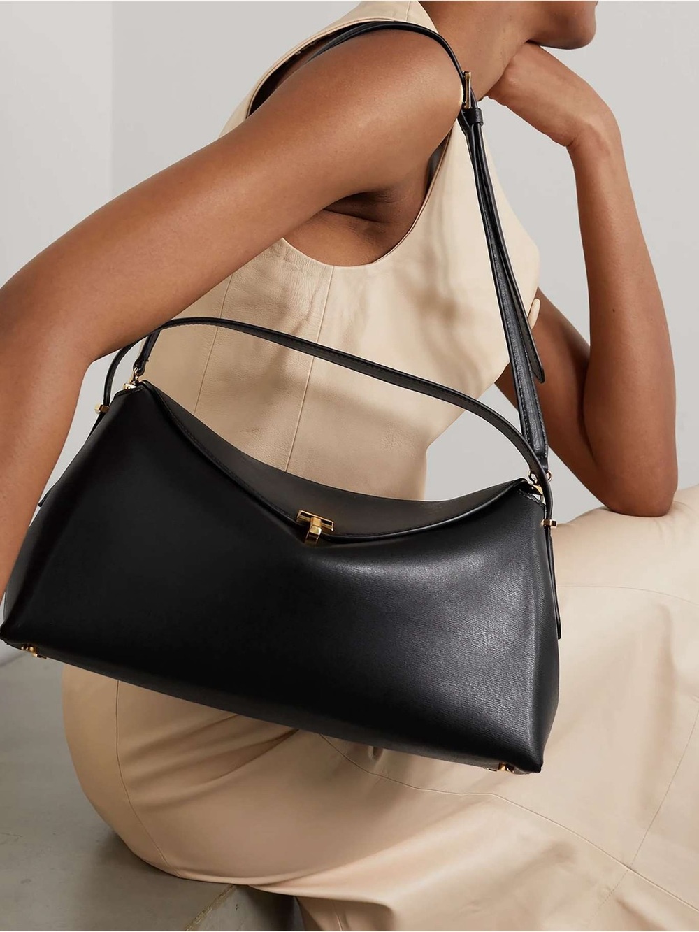 TOTEME
T-Lock leather shoulder bag